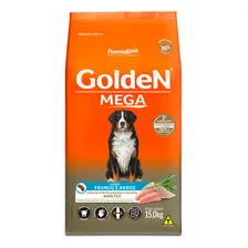 Golden Mega Cães Adultos Grande Porte Frango E Arroz 15kg Foto mini 2