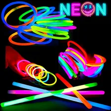 Golfinho Bastao Pulseira Brilho Neon Tubo Bracelete Festa Balada Luxo 50 Foto mini 2