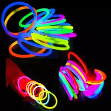 Golfinho Bastao Pulseira Brilho Neon Tubo Bracelete Festa Balada Luxo 50 Foto mini 1