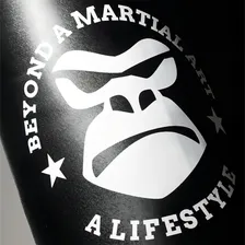 Gorilla saco pancada boxe cheio 02 pares de luvas bate saco cor preto Foto mini 4