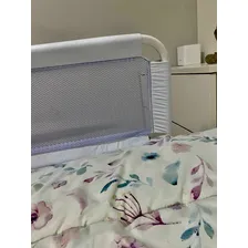 Grade Cama Proteção Segurança Bebês Idosos Crianças Premium Cor Branca Foto mini 4