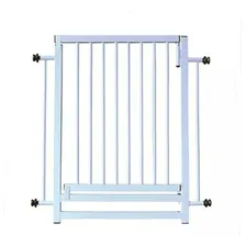 Grade Com Portão Para Proteger Riscos Crianças Pets Animais Cor Branco Foto mini 1