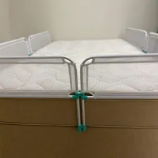 Grade De Cama Com Tela De Segurança Para Bebês E Idosos Foto mini 4