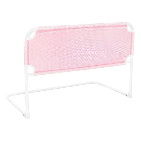 Grade de cama p/ cama normal e box bebĂȘ 54cm cor rosa Foto 1