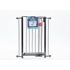 Grade De Porta Pet Gradinha Fit Collors Tubline Com Extensor Cor Preto Foto  mini 1