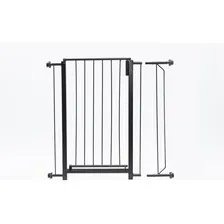 Grade De Porta Pet Gradinha Fit Collors Tubline Com Extensor Cor Preto Foto mini  2