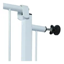 Grade De Proteção P/ Bebes Caes Porta Portão Cercado Cor Branco Foto mini 4
