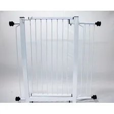 Grade De Proteção P/ Bebes Caes Porta Portão Cercado Cor Branco Foto  mini 1
