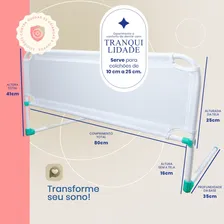 Grade De Proteção Para Cama - Crianças E Idosos Segurança Foto mini 4