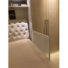 Grade Grande De Cama P/ Proteção 84cm - Cama Normal E Box Cor Branco Foto mini  2