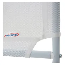 Grade Para Proteção De Cama Simples Dobrável Branca Ninos Cor Branco Liso Foto mini  3