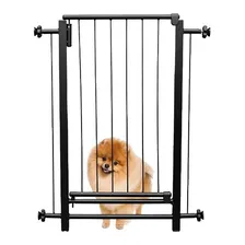 Grade Portão Pet Com Extensor E Trava De Segurança 115cm Top Cor Preto Império Diano Foto mini 1