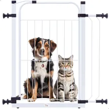 Grade Portão Proteção Criança Bebe Cão 70 Á 94cm Reforçado Cor Branco Foto mini 1
