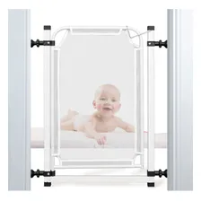Grade Portão Proteção Pet Cachorro 69 A 84 Cm Crianças Cães Foto mini 3