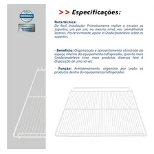 Grade Prateleira 54x45,3 P/ Metalfrio Vn29/44 Foto mini 3