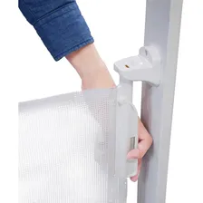 Grade Segurança Bebê Retrátil Rolling Gate Branco Safety 1st Foto mini  3