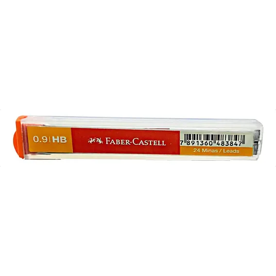 Grafite Polymer 0.9mm Hb Faber Castell C/24 Minas Foto 1