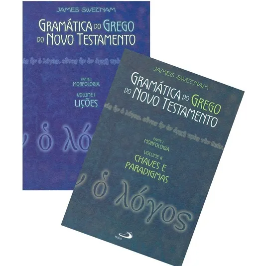 Gramática Do Grego Do Testamento Volumes I E Ii Foto 1