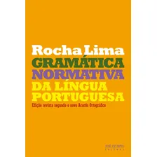 Gramática normativa da língua portuguesa, de Lima, Carlos Henrique da Rocha. Editorial Editora José Olympio Ltda., capa mole em português, 2010 Foto  mini 1