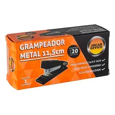 Grampeador Metal Preto 25 Folhas 11,5 Cm Jocar Office Foto mini  2