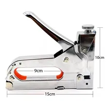 Grampeador Tapeceiro Alta Pressão Profissional +1000 Grampos Foto mini  3