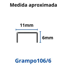 Grampo 106/6 Galvanizado Com 2500 Unidades - Bacchi Foto mini 4