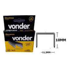 Grampo 10mm Para Grampeador Elétrico Gpe168 C/ 1000 Vonder Foto mini  2