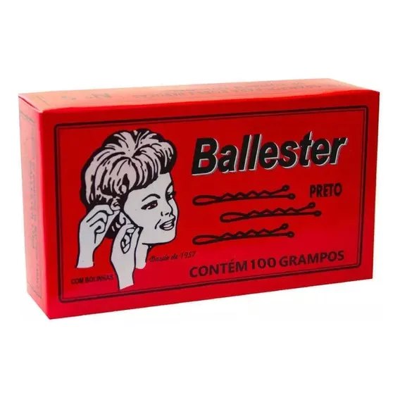 Grampo Ballester 7 Preto Com 100 Un Foto 1