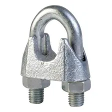 Grampo Clips Presilha Para Cabo De Aco 1/8 100pcs Foto  mini 1