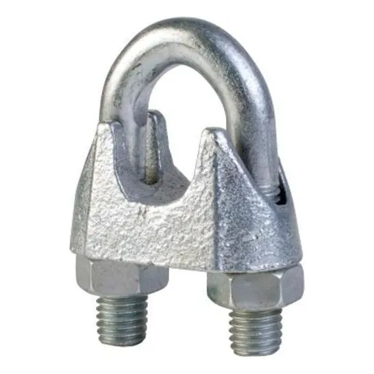 Grampo Clips Presilha Para Cabo De Aco 1/8 100pcs Foto 1