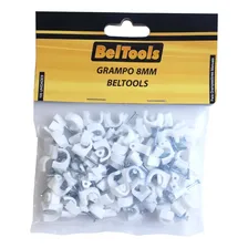 Grampo Fixa Fio 8mm Prego Com 100 Peças Beltools Foto  mini 1
