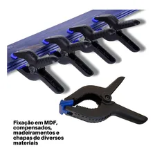 Grampo Multiuso Marceneiro 2 Pol Aperto Rápido Plástico 4un Foto mini  3
