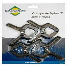 Grampo Nylon 3'' C/4 Brasfort 7353 Foto  mini 1