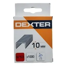 Grampo Para Grampeador De 10mm Caixa Com 1000 Grampos Dexter Foto mini 2