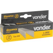 Grampo Para Grampeador Elétrico Vonder Gpe916 19mm 1000pçs Foto mini 1