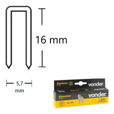 Grampo Para Grampeador Elétrico Vonder Gpe916 19mm 1000pçs Foto mini 2