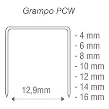 Grampo Para Grampeador Pneumático 50/13 14.700 Un Guara Foto mini 4