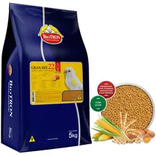 Gran Mix 22 - 5kg - Ração Extrusada Para Canários Biotron Foto  mini 1