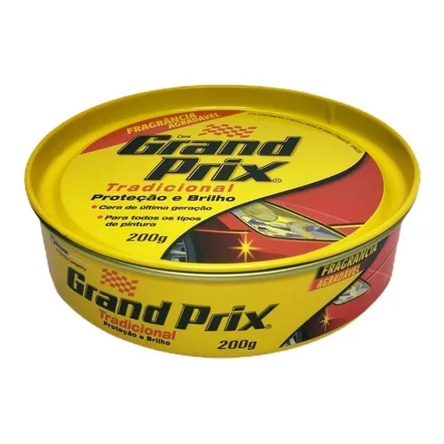 Grand Prix Cera Polimento tradicional lata 200g 6 unidades Foto 1