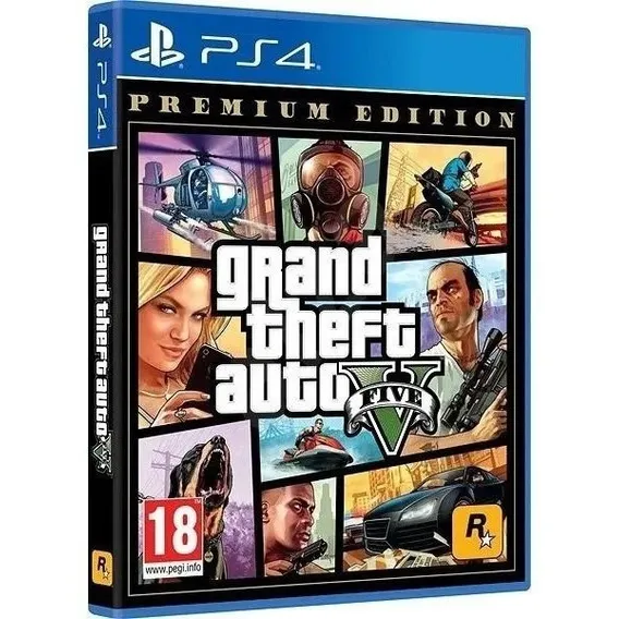 Grand Theft Auto V Premium Edition Ps4 FĂsico Foto 1