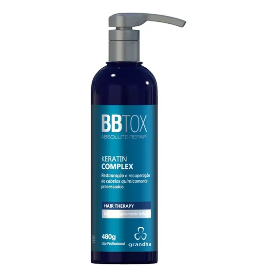 Grandha Bbtox Keratin Complex Reparador Pós Progressiva 240g Foto 1