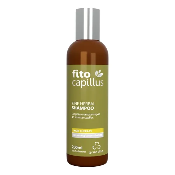 Grandha Fito Capillus Fine Herbal Shampoo 250ml Fitoterapia Foto 1