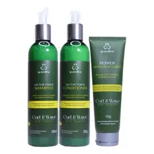 Grandha Kit Cabelos Cacheados Curl & Wave Foto mini 1