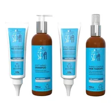 Grandha Kit Urbano Spa Blue Hair Therapy Home Care Antiqueda Foto mini 1