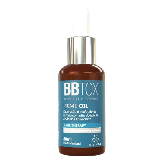 Grandha Prime Oil 30ml 脫leo Tratamento P贸s Progressiva Foto 1