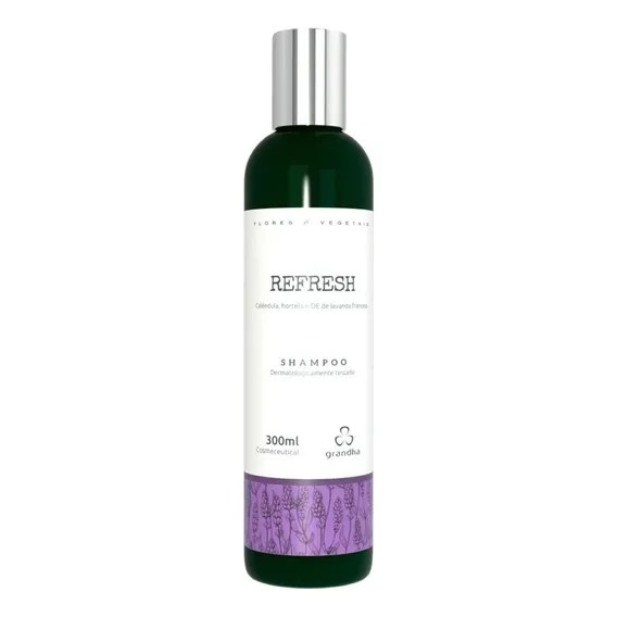 Grandha Shampoo Refresh CalĂȘndula HortelĂŁ Lavanda 300 Foto 1