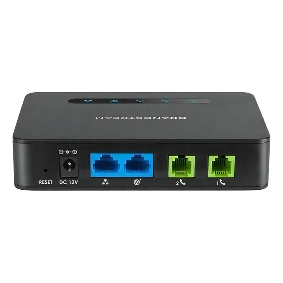 Grandstream Ht812 Ata Voip C/ 2 Portas Fxs Adaptador Foto 1
