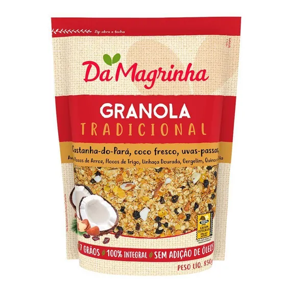 Granola Integral Tradicional Da Magrinha 850g Foto 1