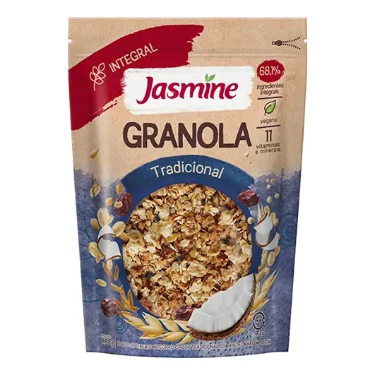 Granola Jasmine Integral tradicional em pacote 1 kg Foto 1