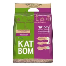 Granulado Sanitário Natural para Gatos Katbom Pacote 3kg Foto  mini 1